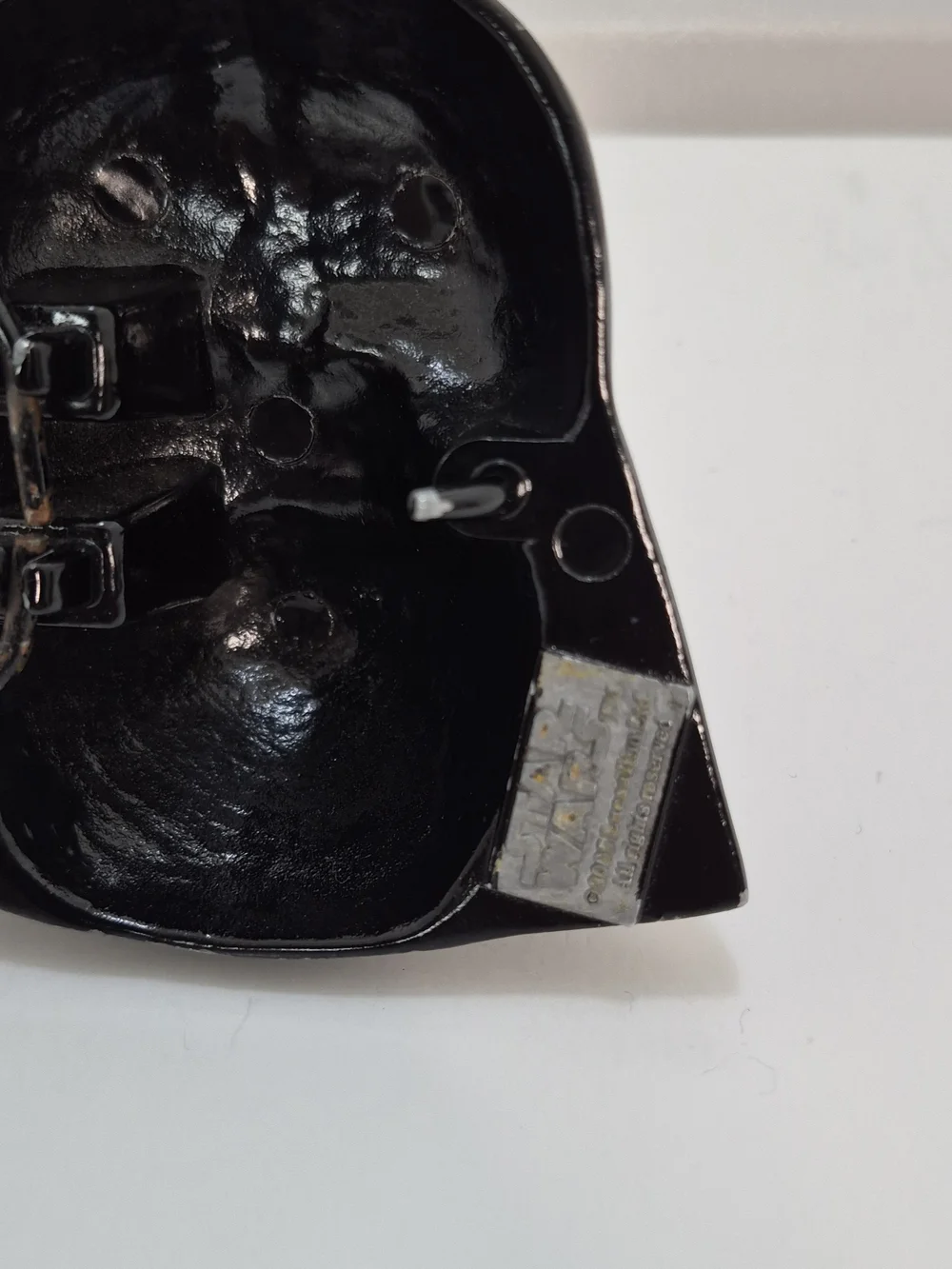 Glossy Black Helmet Belt Buckle